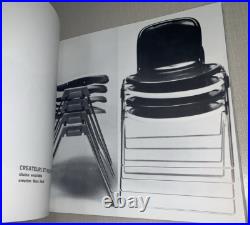 10 ans 100 modeles CREAC 1973 Mid-Century Modern MCM Chair Table Furniture RARE