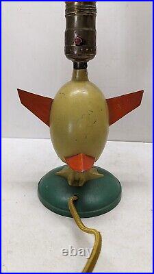 1930's Vintage Art Deco Mid Century Duck Bird Desk Lamp Cast Metal RARE Modern 1930's Vintage Art Deco Mid Century Duck Bird Desk Lamp Cast Metal RARE Modern