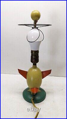1930's Vintage Art Deco Mid Century Duck Bird Desk Lamp Cast Metal RARE Modern 1930's Vintage Art Deco Mid Century Duck Bird Desk Lamp Cast Metal RARE Modern