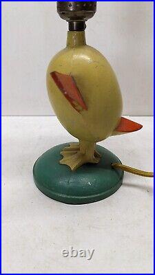 1930's Vintage Art Deco Mid Century Duck Bird Desk Lamp Cast Metal RARE Modern 1930's Vintage Art Deco Mid Century Duck Bird Desk Lamp Cast Metal RARE Modern