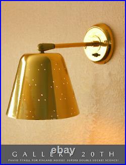 1950's MID Century Paavo Tynell Wall Sconce! Rare! Finland House! Atomic Modern