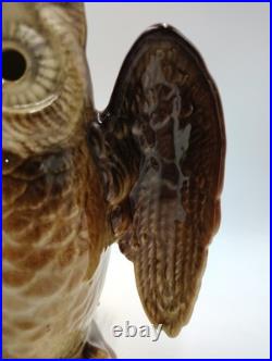 1950s Howard Kron Horned Owl Spooky Eyes MCM TV Lamp Mid Century Modern RARE