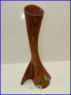 1960's RARE California Originals Wood Hues Ceramics Mid-Century Space Age Vase