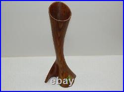 1960's RARE California Originals Wood Hues Ceramics Mid-Century Space Age Vase