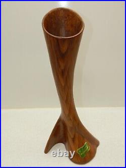 1960's RARE California Originals Wood Hues Ceramics Mid-Century Space Age Vase