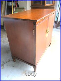 1960s Midcentury SCANDIA BAR CABINET withLabel Walnut Retro MCM Rarely Seen Danish