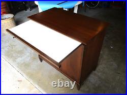 1960s Midcentury SCANDIA BAR CABINET withLabel Walnut Retro MCM Rarely Seen Danish