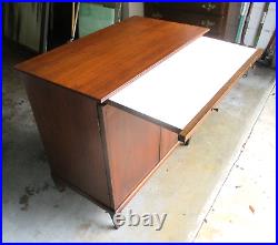 1960s Midcentury SCANDIA BAR CABINET withLabel Walnut Retro MCM Rarely Seen Danish