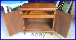 1960s Midcentury SCANDIA BAR CABINET withLabel Walnut Retro MCM Rarely Seen Danish