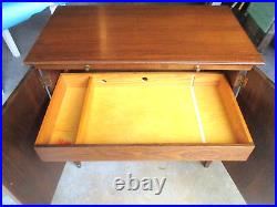 1960s Midcentury SCANDIA BAR CABINET withLabel Walnut Retro MCM Rarely Seen Danish