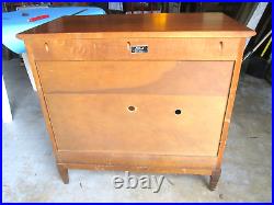 1960s Midcentury SCANDIA BAR CABINET withLabel Walnut Retro MCM Rarely Seen Danish