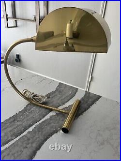 1960s Rare Koch And Lowy Brass Cantilever Desk Lamp Mid Century Modern