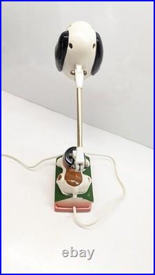 1968 RARE VINTAGE Mid Century Lamp Modern Dog Lamp Japan Anthropomorphic CERAMIC