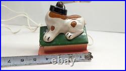 1968 RARE VINTAGE Mid Century Lamp Modern Dog Lamp Japan Anthropomorphic CERAMIC