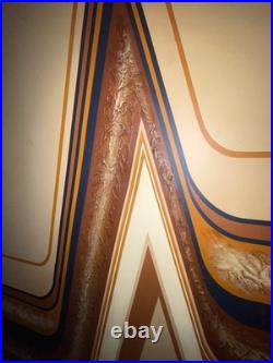 1970's Rare Find Letterman Mid Century Modern 3 Panel Art Piece