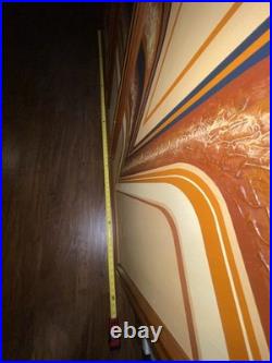 1970's Rare Find Letterman Mid Century Modern 3 Panel Art Piece