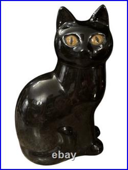 1970s Mid-Century Modern Lisa Larson Murre Maxi Moonlight Cat 8.5 RARE