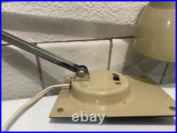 1970s Tensor Desk Lamp RARE Tan Yellow MCM Mid Century Modern Light Vintage