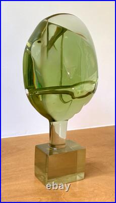 1978 Henry Guerriero California Studio Lucite Sculpture Rare Vtg Art Mcm Signed