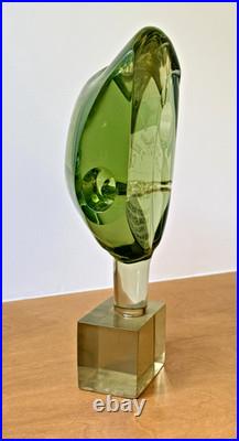 1978 Henry Guerriero California Studio Lucite Sculpture Rare Vtg Art Mcm Signed