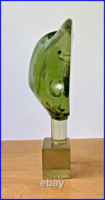 1978 Henry Guerriero California Studio Lucite Sculpture Rare Vtg Art Mcm Signed
