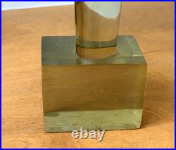 1978 Henry Guerriero California Studio Lucite Sculpture Rare Vtg Art Mcm Signed