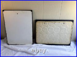 2 RARE Vintage Mid Century Modern Kitsch String Art Wall Hanging, 70's Matching