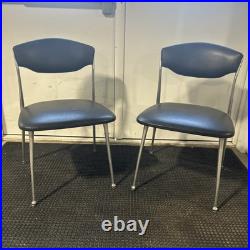 2x Rare Mid Century Modern Shelby Williams First Design Gazelle Chairs HMS Mark 2x Rare Mid Century Modern Shelby Williams First Design Gazelle Chairs HMS Mark