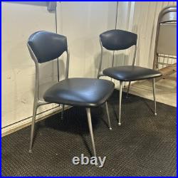 2x Rare Mid Century Modern Shelby Williams First Design Gazelle Chairs HMS Mark 2x Rare Mid Century Modern Shelby Williams First Design Gazelle Chairs HMS Mark