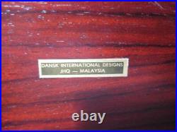 3 Rare Vintage Dansk Mid-Century Modern Rosewood 13.5 Table Chargers Plates 3 Rare Vintage Dansk Mid-Century Modern Rosewood 13.5 Table Chargers Plates