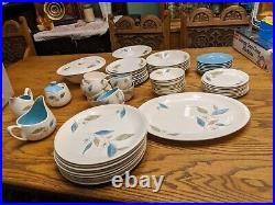 67 Huge Lot Paden City Pottery Biscayne MID Century Modern Dish Set Rare Dinner