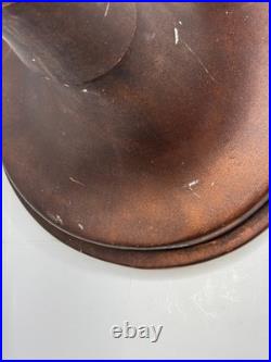 ALBERTO Giacometti Style Vtg Floor Lamp Patinated Bronze tête De Femme Rare