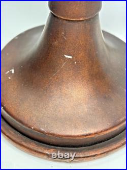 ALBERTO Giacometti Style Vtg Floor Lamp Patinated Bronze tête De Femme Rare