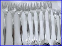 AP Berg Denmark MCM Stilet Stainless Silverware Rare 43 Piece