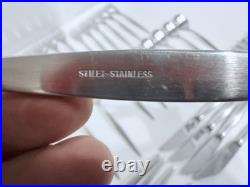 AP Berg Denmark MCM Stilet Stainless Silverware Rare 43 Piece