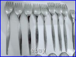 AP Berg Denmark MCM Stilet Stainless Silverware Rare 43 Piece