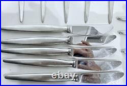 AP Berg Denmark MCM Stilet Stainless Silverware Rare 43 Piece