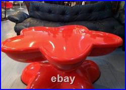 A Rare Vintage Swivel Molar Coffee Table by Wendell Castle