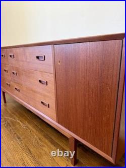 Aksel Kjersgaard Mid Century Modern Teak Credenza / Sideboard Rare Danish Piece