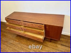 Aksel Kjersgaard Mid Century Modern Teak Credenza / Sideboard Rare Danish Piece