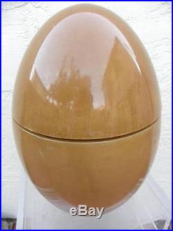 Aldo Tura Rare Large Egg Shaped Parchment Goatskin Ice Bucket