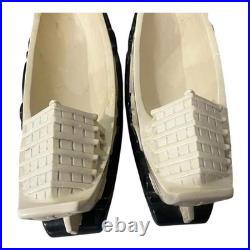 Alexander Backer Chalkware Asian Junk Boat TV Lamps Pair MCM Vintage Rare