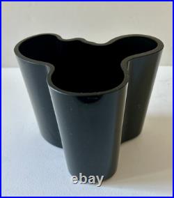 Alvar Aalto Rare Vintage Black Savoy Vase From Iittala Finland Alvar Aalto Rare Vintage Black Savoy Vase From Iittala Finland