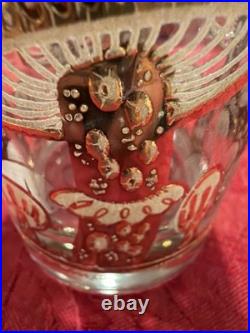 Amazing Culver 22k Gold Mushroom Highball Glasses Set/5 MCM Vintage Signed Rare Amazing Culver 22k Gold Mushroom Highball Glasses Set/5 MCM Vintage Signed Rare