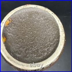 Amazing Scheurich Zig Zag Fat Lava vase West Germany 60's Very Tall 15 RARE MCM