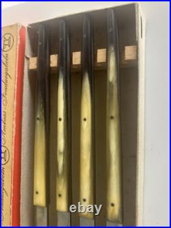 Amboss Horn Handle Fondue Forks Carl Aubock Mid Century Modern Design Rare Set Amboss Horn Handle Fondue Forks Carl Aubock Mid Century Modern Design Rare Set