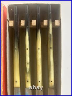Amboss Horn Handle Fondue Forks Carl Aubock Mid Century Modern Design Rare Set