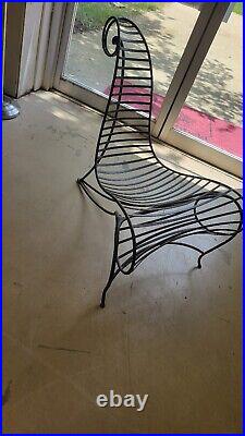 Andre Dubreuil Rare Spine Chair Midcentury Modern