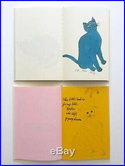 Andy Warhol Rare 1987 1st Ed 25 Cats Name Sam Collector's Slipcase 2 Book Set