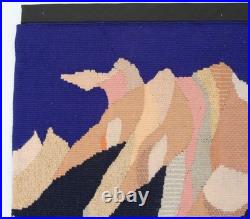 Anita Wolfenden Rare Abstract Woven Tapestry Mid Century Modern Wall Hanging